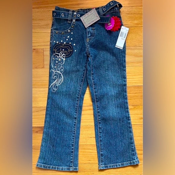 Ecko Red Girls Jeans Dark Stonewash Denim Foundry Size 6 - Picture 6 of 6
